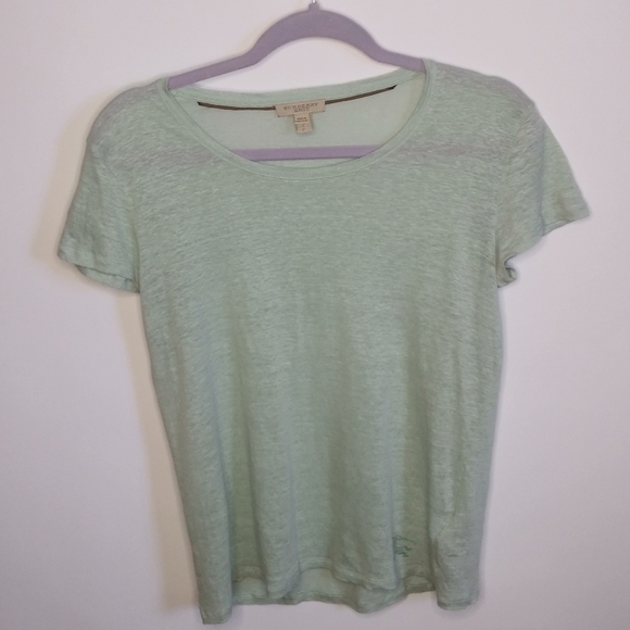 Burberry Brit Linen Top Sz small - Picture 1 of 7